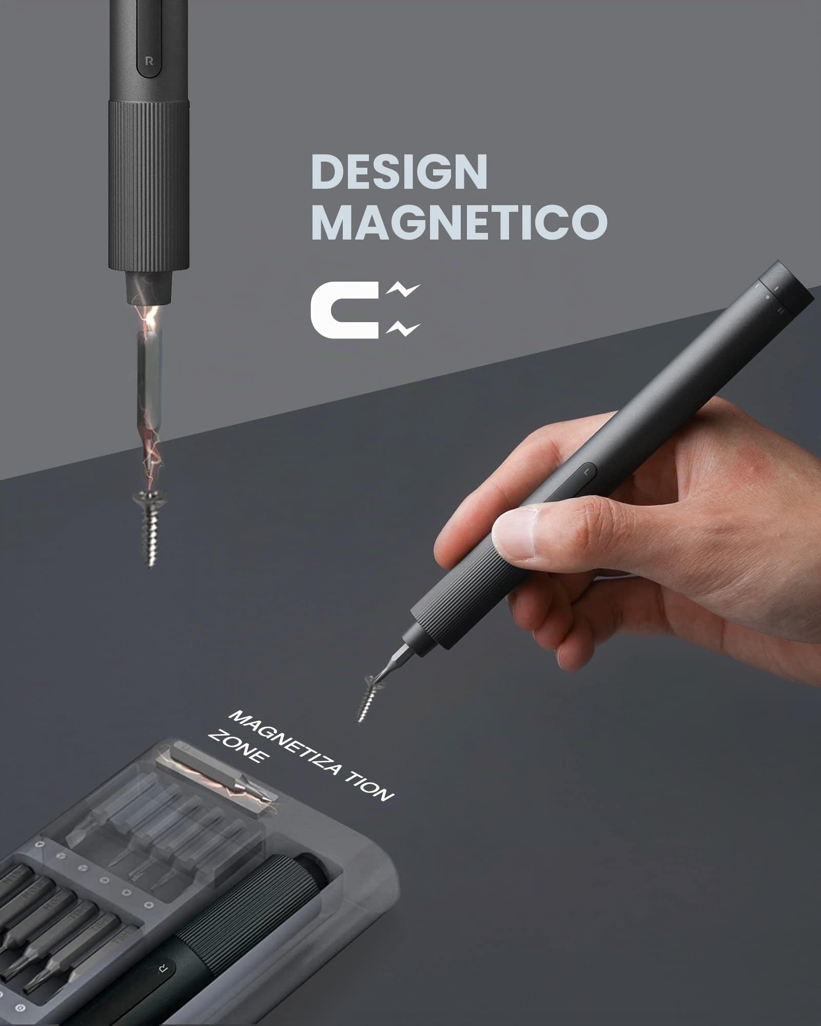 Xiaomi Mi X Precision Screwdriver Kit 24-in-1 Electric Dark Gray EU BHR5474GL