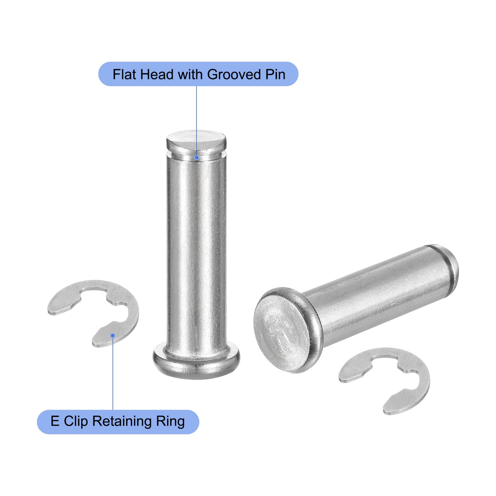 QUARKZMAN Set van 10 M3 x 20 mm steunpen cilindrische elastische as