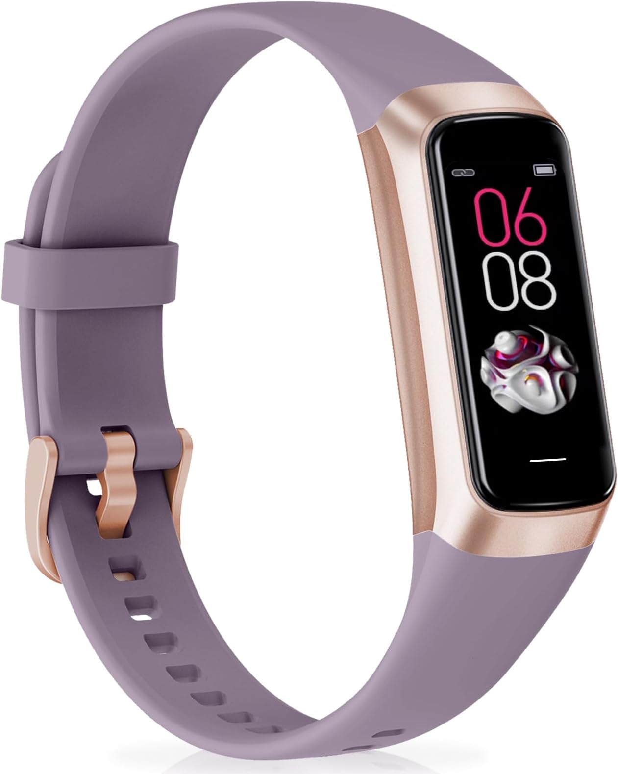 Bakoor Fitness Tracker, Step Counter with 24/7 Heart Rate Blood Oxygen Blood Pressure Sleep Monitor, 1.10" AMOLED Touch Screen Smart Watches for Women Men, Calories Activity Pedometer for Android iOS