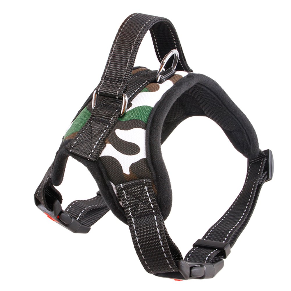 Cliont No-Pull Padded Adjustable Dog Training Walking Harness Vest For Medium Large Dogs ArmGreen S