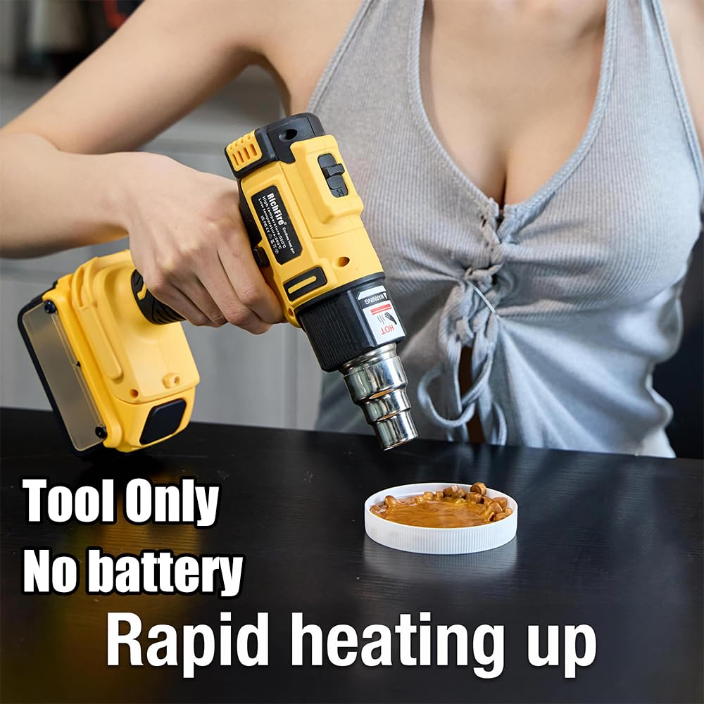 Cordless Heat Gun For Dewalt 20v Battery,350W Fast Brunei