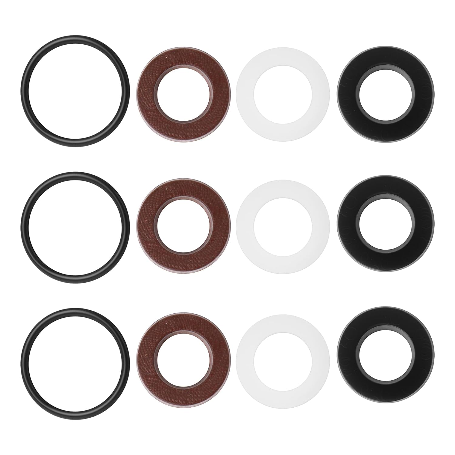 12 Pcs Low and High Pressure Cleaning Pump Seal Kit, Replace for 514011751, Compatible with AAA DeWalt ExCell Delco Simpson Pressure Washer Pumps