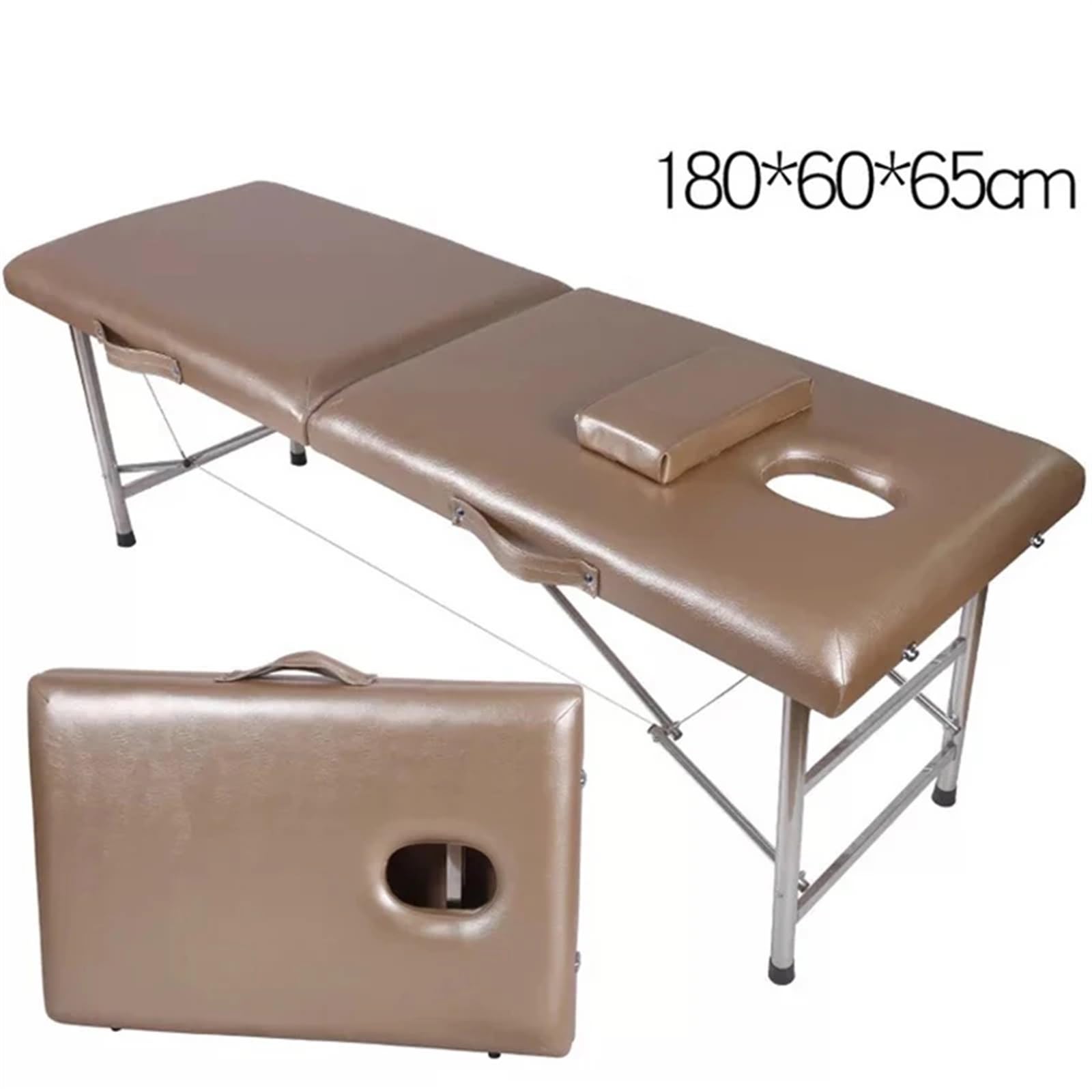 Lettino per massaggi Carry On, lettino per massaggi estetici, lettino pieghevole per massaggi e tatuaggi SPA, salone di bellezza personalizzato, tavolo per trattamenti di ispessimento (colore 7)