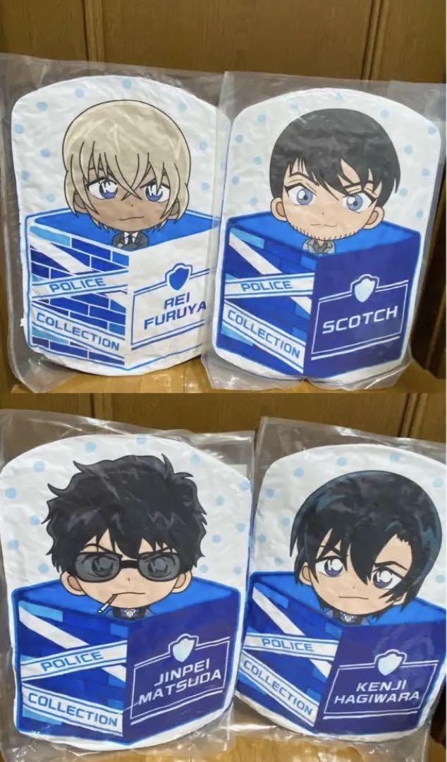 名探偵コナン キャラ箱 クッション 降谷零 スコッチ 松田陣平 萩原研二