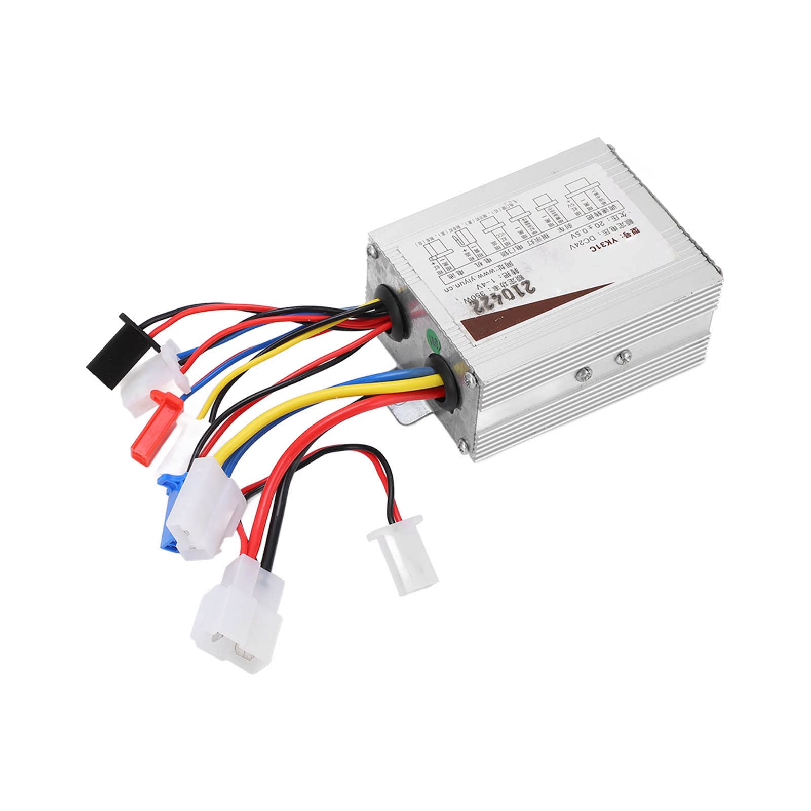 YK31 24V 350W Electric Scooter Brushed Motor Controller DC Wire Drawing Motor Controller Electric Scooter Accessory Parts Electric Scooter