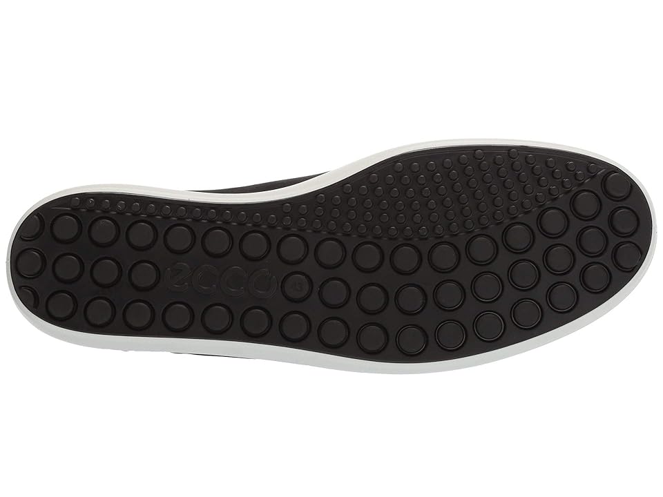 

ECCO Soft 7 Cap Toe (White/Black Cow Leather/Cow Nubuck) Women's Lace up casual Shoes