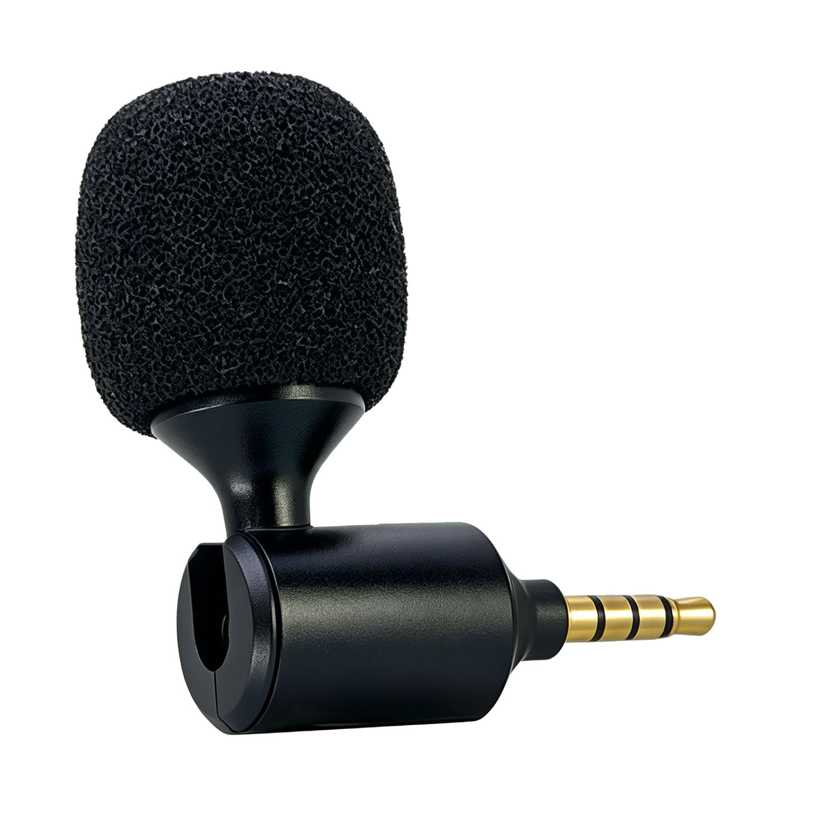 3.5mm Mini 4-Pole Omnidirectional Microphone, 180°Flexible Microphone for iPhone 7, 7s, 6, 6s, for iPad and Android Phone, for Wii PS5 PS4 PS3, Plug&Play, Black-image-41