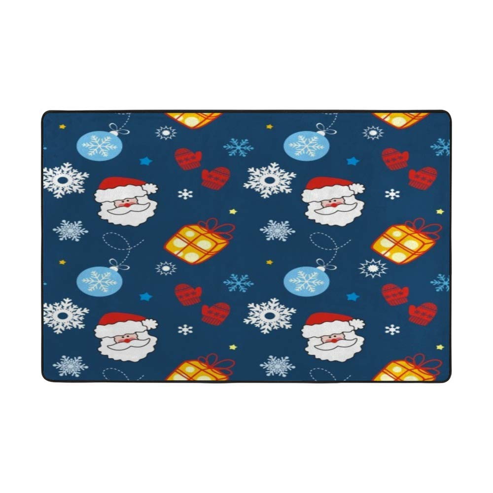 Tapis de salon Père Noël pour une décoration de chambre chaleureuse