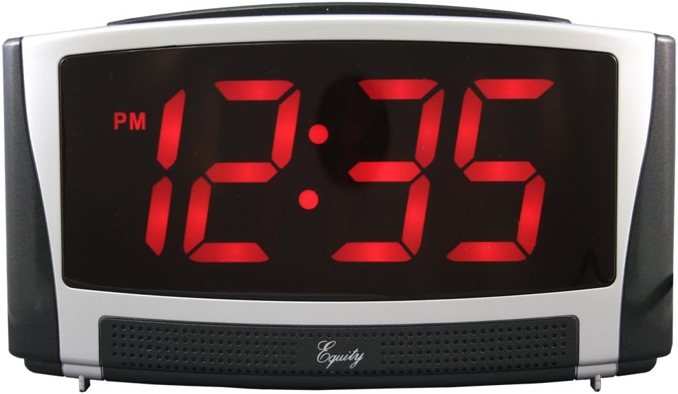 Equity by La Crosse 30037 Jumbo 1.8-Inch LED Alarm Clock