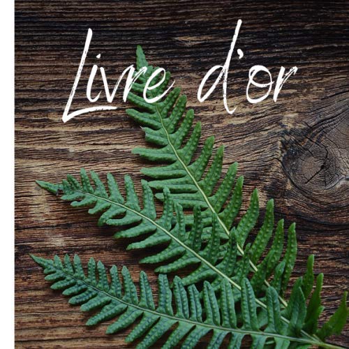 Livre d'or: Livre d'or et de souvenirs style naturel et boisé pour chambres d'hôtes, hôtel, gîte, locations à la montagne | 100 pages format 21*21 centimètres