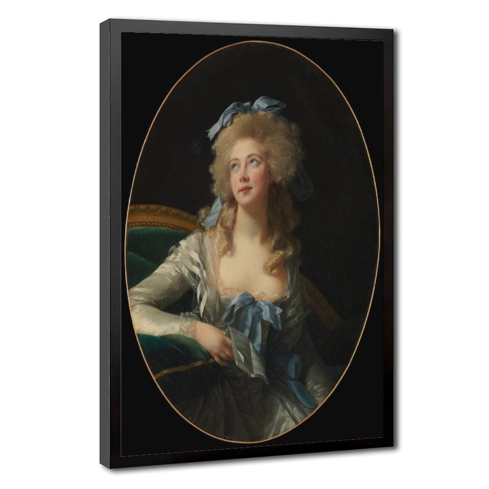 WCYB Madame Grand by Élisabeth Vigée Le Brun Posters Prints Canvas Deco Paintings Wall Art Hangable Frame 16" L X 24" W