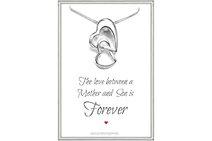 Double Heart Necklace: Express the Eternal Bond Between Mother and Son