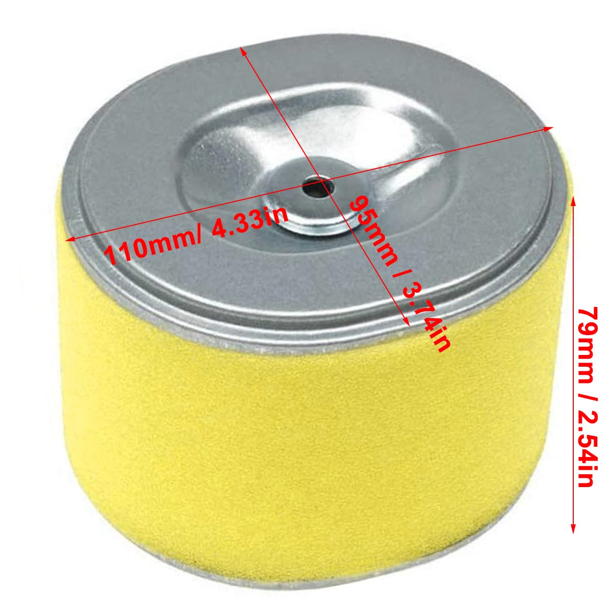 ZAMDOE Carburatore per Honda GX240 GX270 8HP 9HP Motori sostituisce # 16100-ZE2-W71 1616100-ZH9-820 con Filtro Aria Candela Guarnizione Linea Carburante