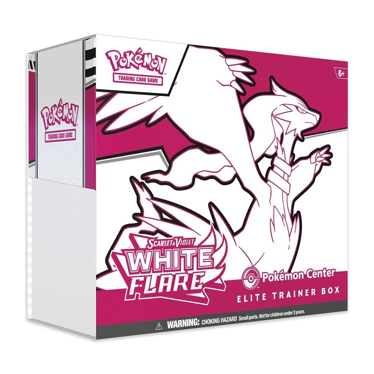 Pokemon TCG Scarlet Violet 10 5 White Flare Pokemon Center Elite Trainer Box - 11 Packs Promo Cards