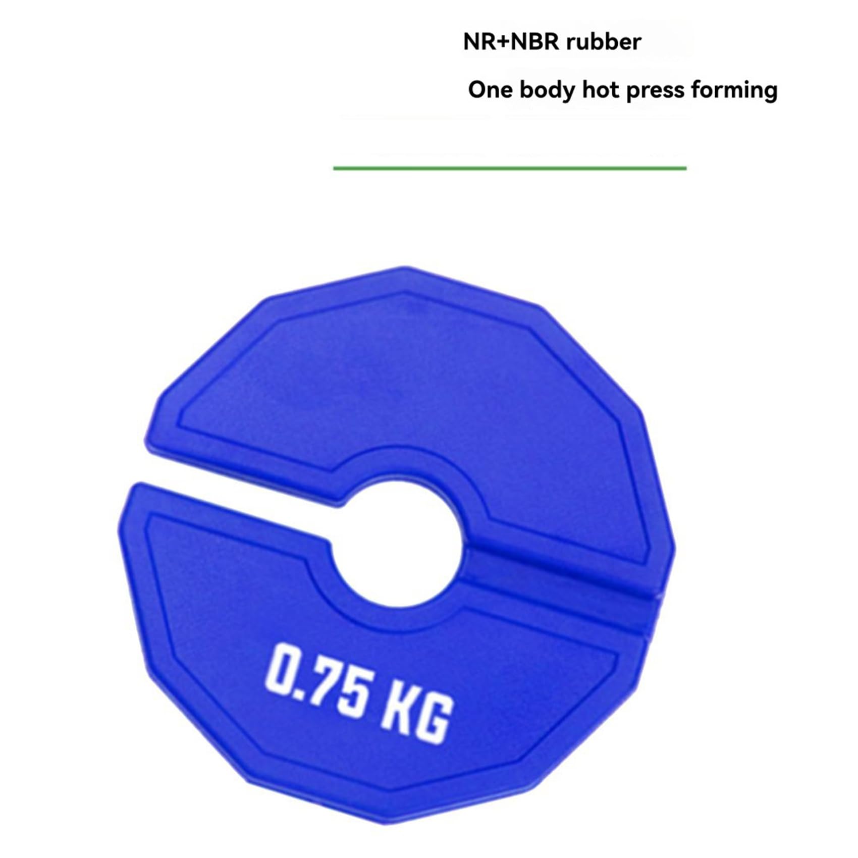 2X 0,75 Kg Gym Micro-Type Plates Hantle Fractional Weight Plate Gumowe Dodatkowe Ciężarki do Treningu Siłowego