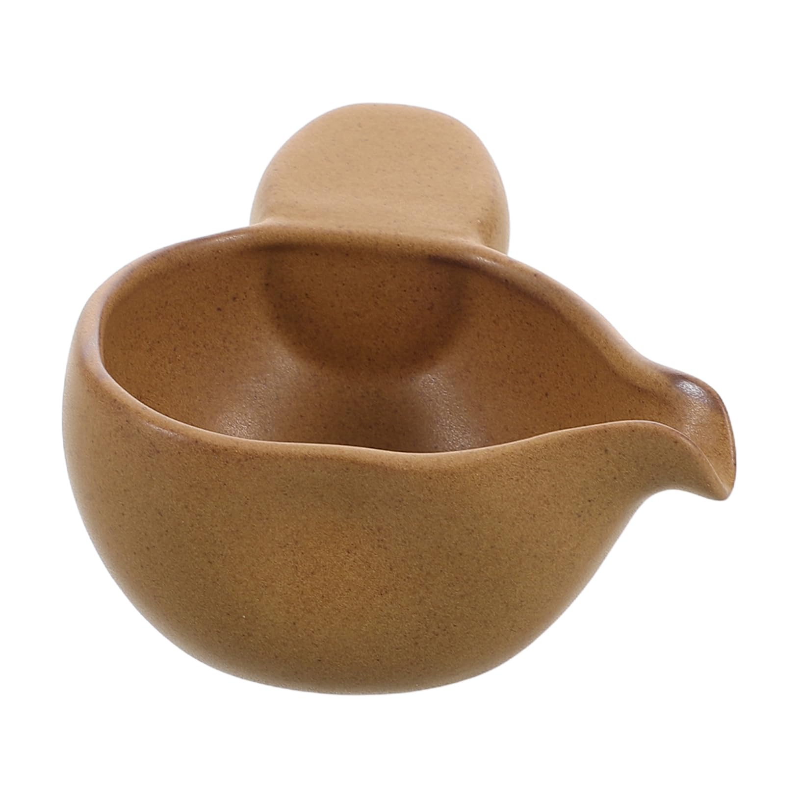 JECOMPRIS Retro Ceramic Tea Cup Spout Traditional Japanese Matcha Bowl for Easy Brewing and Dispensing Vintage Tea Holder for Home Use Versatile Ceramic Drinkware
