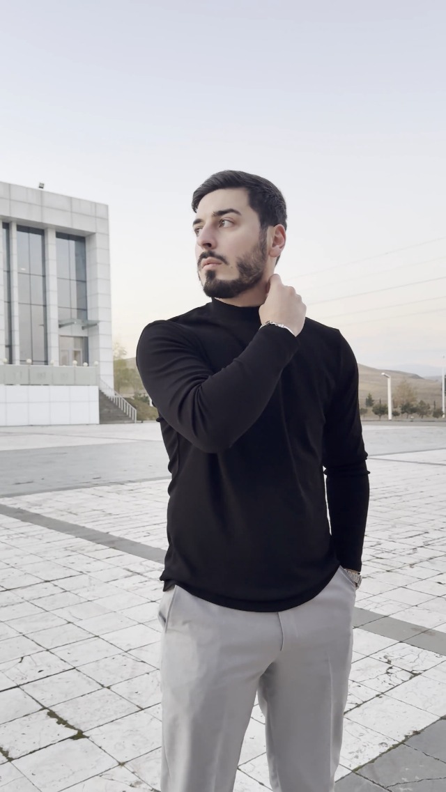 COOFANDY Men's Mock Turtleneck T-Shirts Long Sleeve Mock Neck