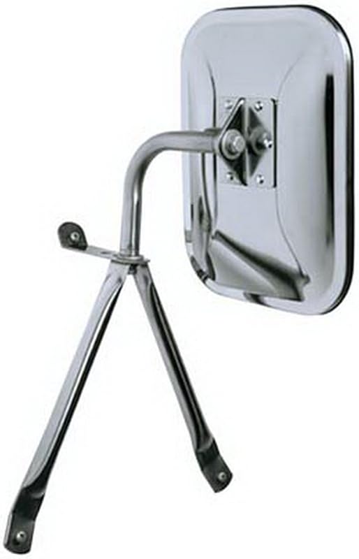 Espelho retrovisor externo CIPA 45500 estilo OE baixo, cromado – 1 unidade