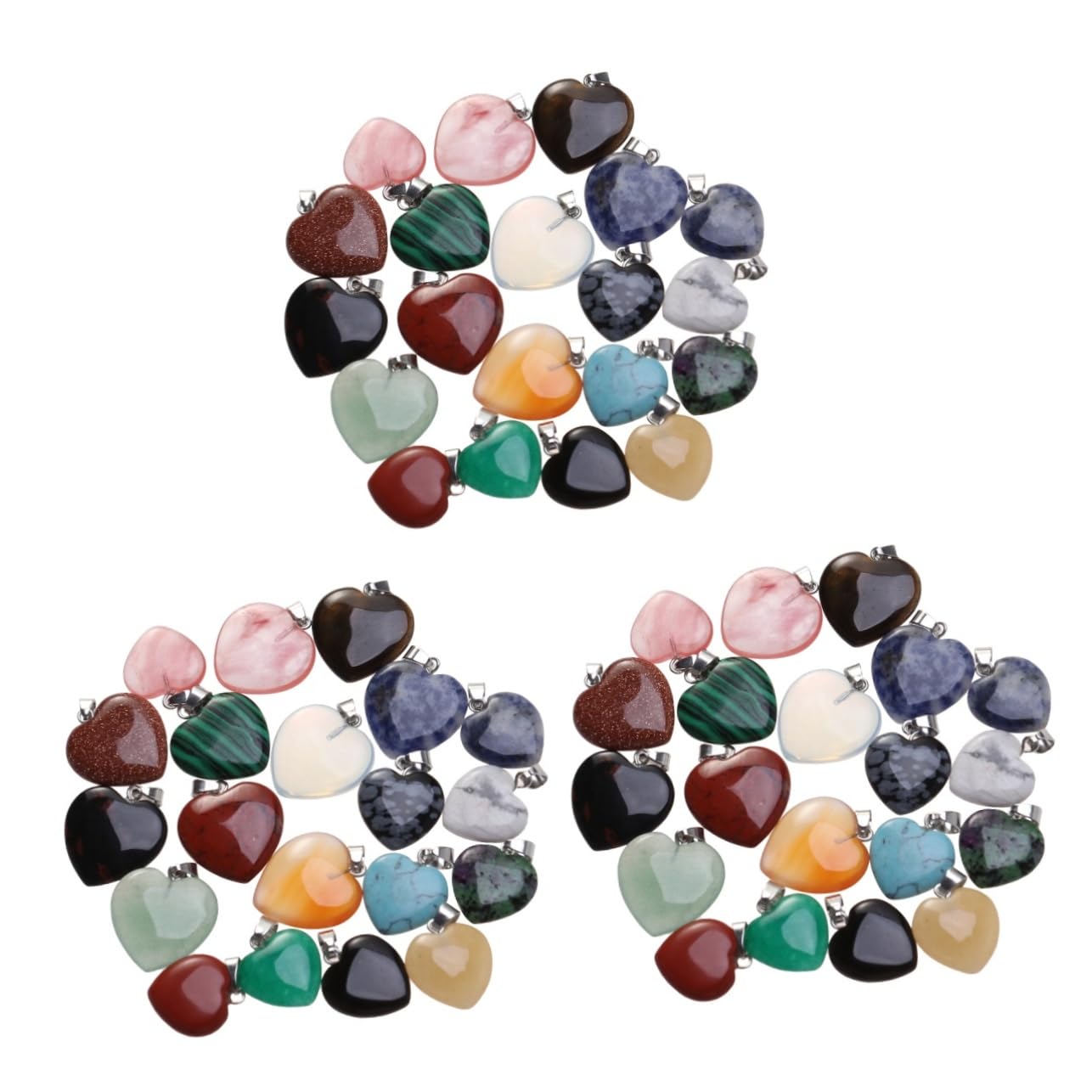 Colgante de metal TEHAUX con acabados definidos para joyería artesanal