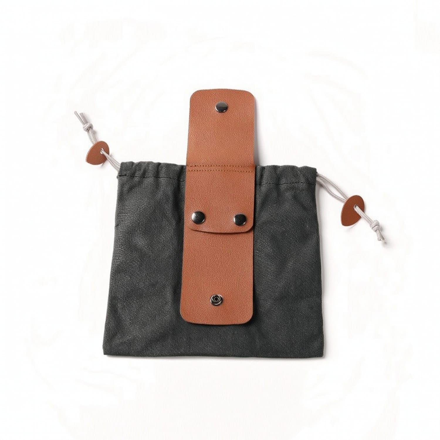 SNAPPSY Foldable Foraging Pouch Hands-Unrestricted Belt Pouch Collapsible Canvas Bag with Snap Closure Compact for Foragers, Gardeners, Hikers, Harvesting, Gardening, Black-image-48