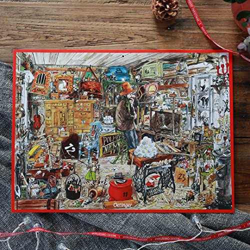 Pettersson und Findus warten auf Weihnachten. Adventskalender: Hochwertiger Kalender mit 24 wunderschön illustrierten Bilder-Überraschungen der beliebten Kinderbuch-Helden ab 4 Jahren