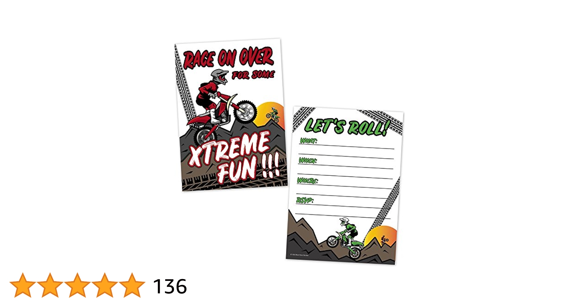 Amazon.com : Motocross Dirt Bike Racing Party Birthday Party Invitations for Kids (20 Count with Envelopes) - Motorbike Birthday Invites for Boys : Home & Kitchen amazon-com-motocross-dirt-bike-racing-party-birthday-party-invitations-for-kids-20-count-with-envelopes-motorbike-birthday-invites-for-boys-home-kitchen