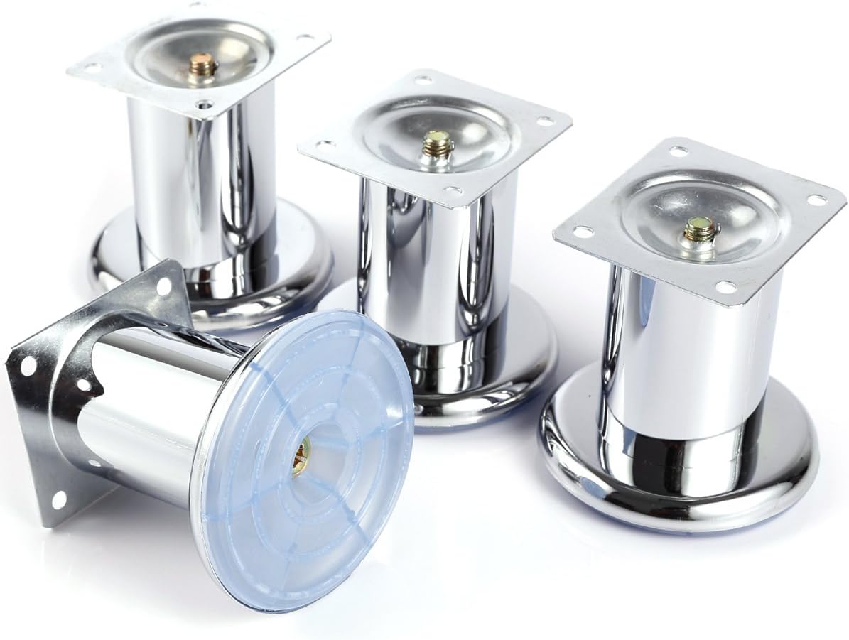 Anladia 4 x Furniture Foot Lance Wardrobe Foot Bed Feet Couch Feet Sofa