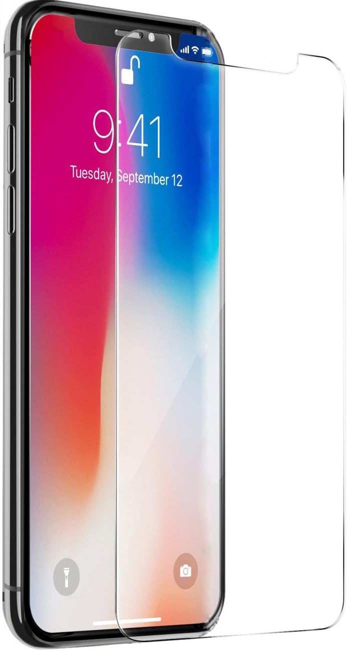 iPhone X Screen Protector,iBarbe Tempered Glass Screen Protector