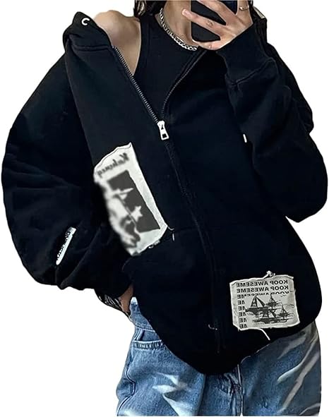 Amazon Co Jp Hymcx レディース スウェットジャケット パーカー スウェットジャケット セーター トップス フード付きセーター 無地 フルジップ カジュアル パーカー スウェットシャツ Color Black Size X Large 服 ファッション小物 Amazon Co Jp Hymcx レディース スウェットジャケット パーカー スウェットジャケット セーター トップス フード付きセーター 無地 フルジップ カジュアル パーカー スウェットシャツ Color Black Size X Large 服 ファッション小物