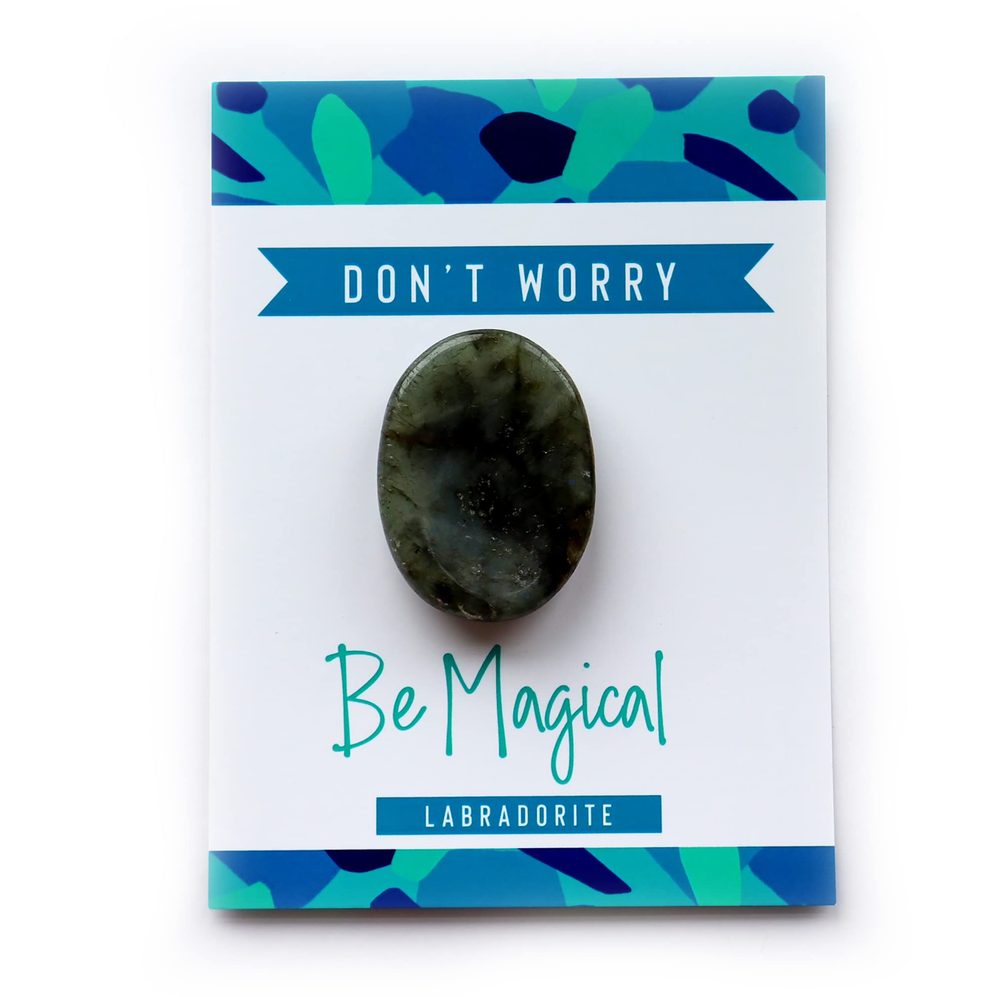 Wee Blue Coo Healing Crystal Thumb Worry Stone Stress Relief Energy Stocking Filler Reiki Chakra