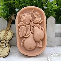 Vista 24 de Molde de silicona para jabón y vela - Diseño de niña y flores - Molde de resina (12039)