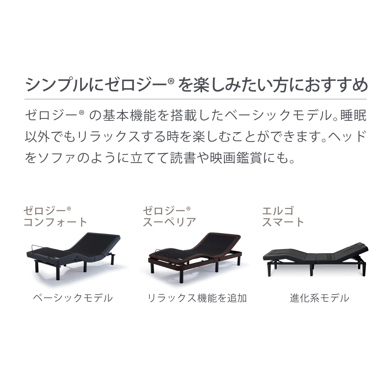 Amazon｜テンピュール(Tempur) 電動リクライニングベッド グレー 