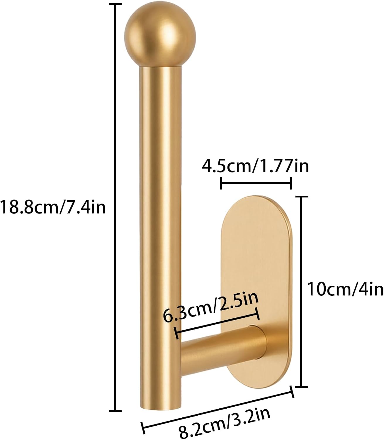 2 Pack Curtain Holdbacks, Adhesive Curtain Tiebacks, Wall Mounted Curtain Hooks for Drapes, Stainless Steel Curtain Pull Backs & Side Holders, Golden