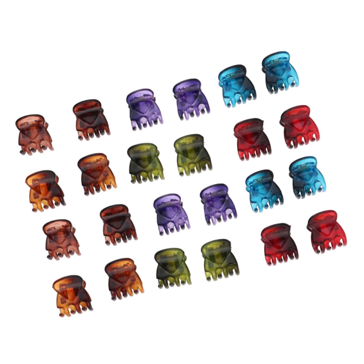 Didiseaon 144pezzi Mini Hair Claws Per e Piccole Per Antiscivolo Per Acconciature e Decorazioni