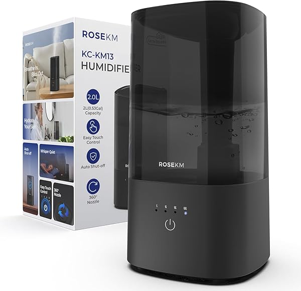 Rosekm Humidificateur à Ultrasons Silencieux