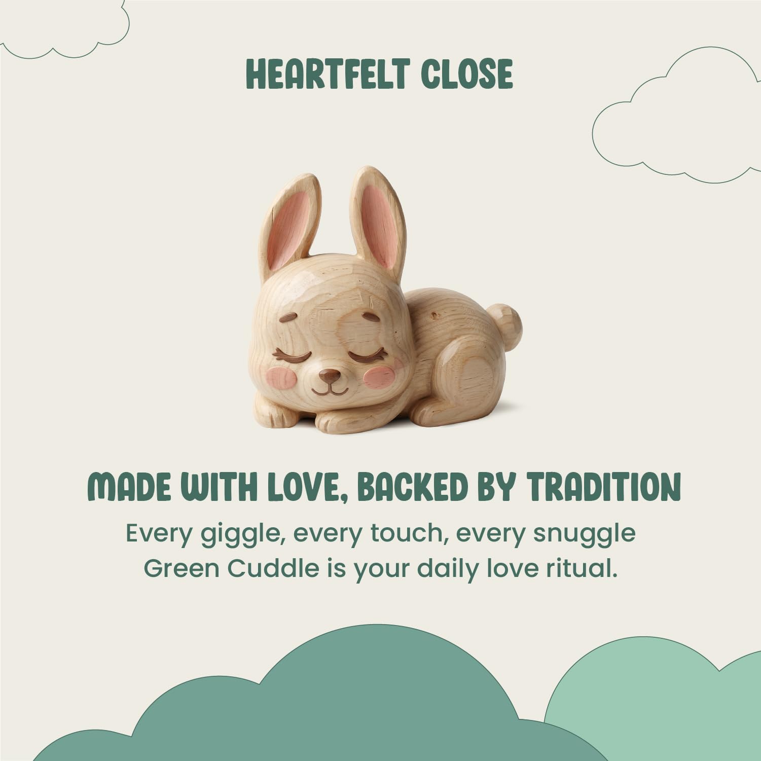 Green Cuddle Babypflegeset | Ayurvedisches Tägliches Babyset – Massageöl, Baby Waschgel, Lotion & Babycreme | Sanft & Parabenfrei | Für Weiche & Gepflegte Babyhaut