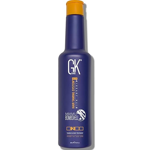 Vista 7 de GK HAIR Global Keratin Silver Bombshell - Champú morado (24 onzas líquidas/24.0 fl oz) para cabello rubio, platino, ceniza, plateado y gris, hidrata
