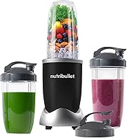 NutriBullet Pro 900 Watt Blender Matte Black - Powerful Personal Smoothie Maker with 32oz Cup