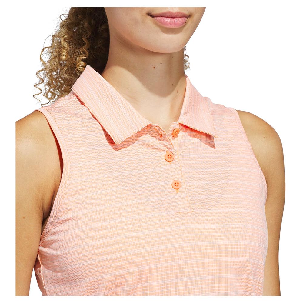 adidas Ultimate365 Jacquard Woman Sleeveless Polo S