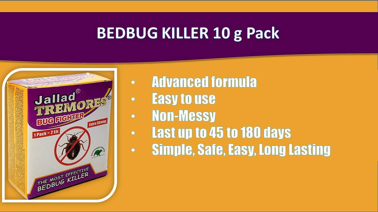 Jallad TREMORES BUG FIGHTER Powerful Bed Bugs & Termites Killer Super