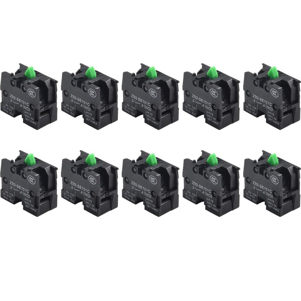 ZB2-BE101C ZB2-BE102C Schließerkontaktblock für elektrischen Schneider, 10 A, 600 V, 10 Stück