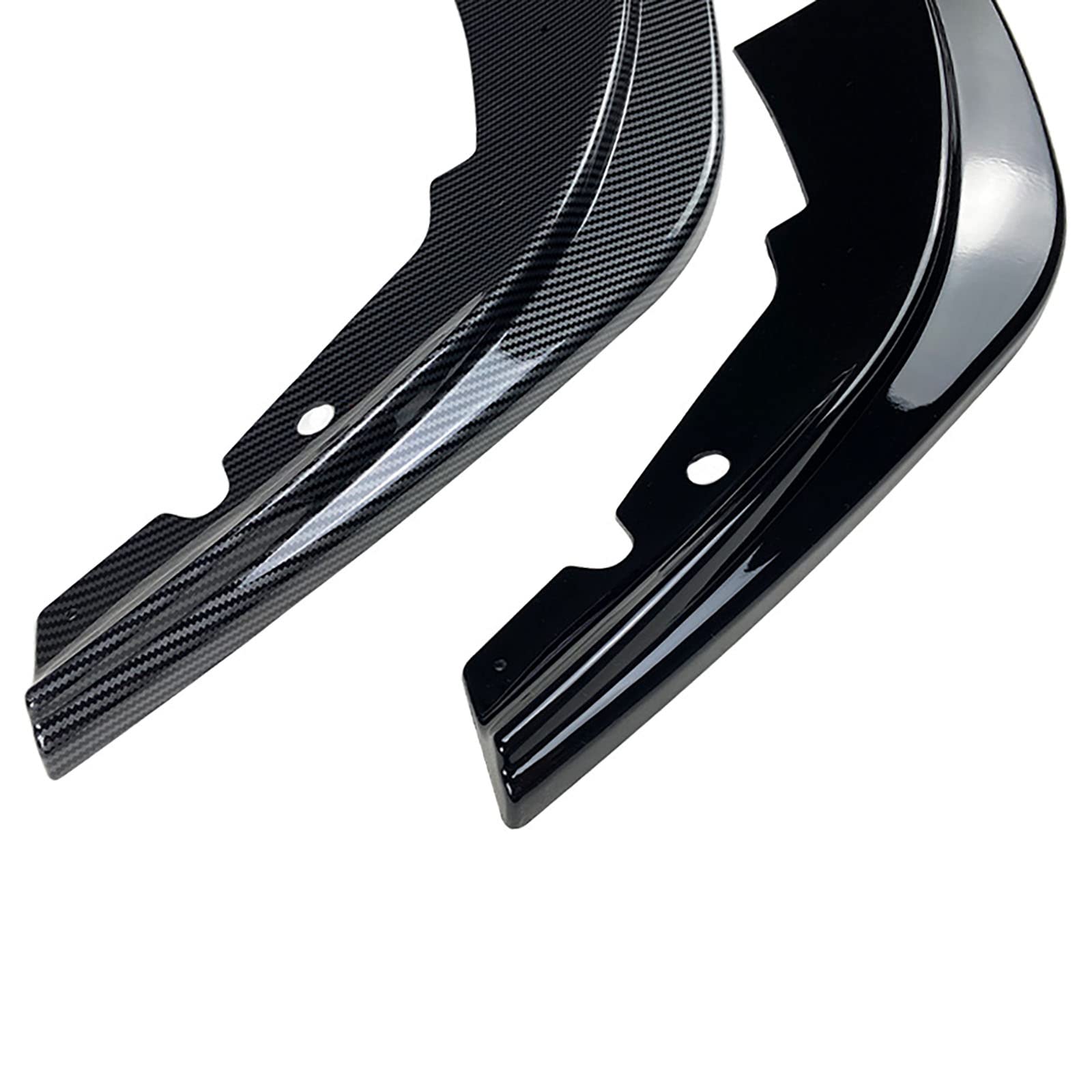ONURTH Labbro del paraurti dello Spoiler Anteriore per B-MW 1 Series F40 M Sport 2020-2022 118i 120i, Accessori Esterni del Kit del Corpo della Lama dello Splitter Inferiore,Glossy Black