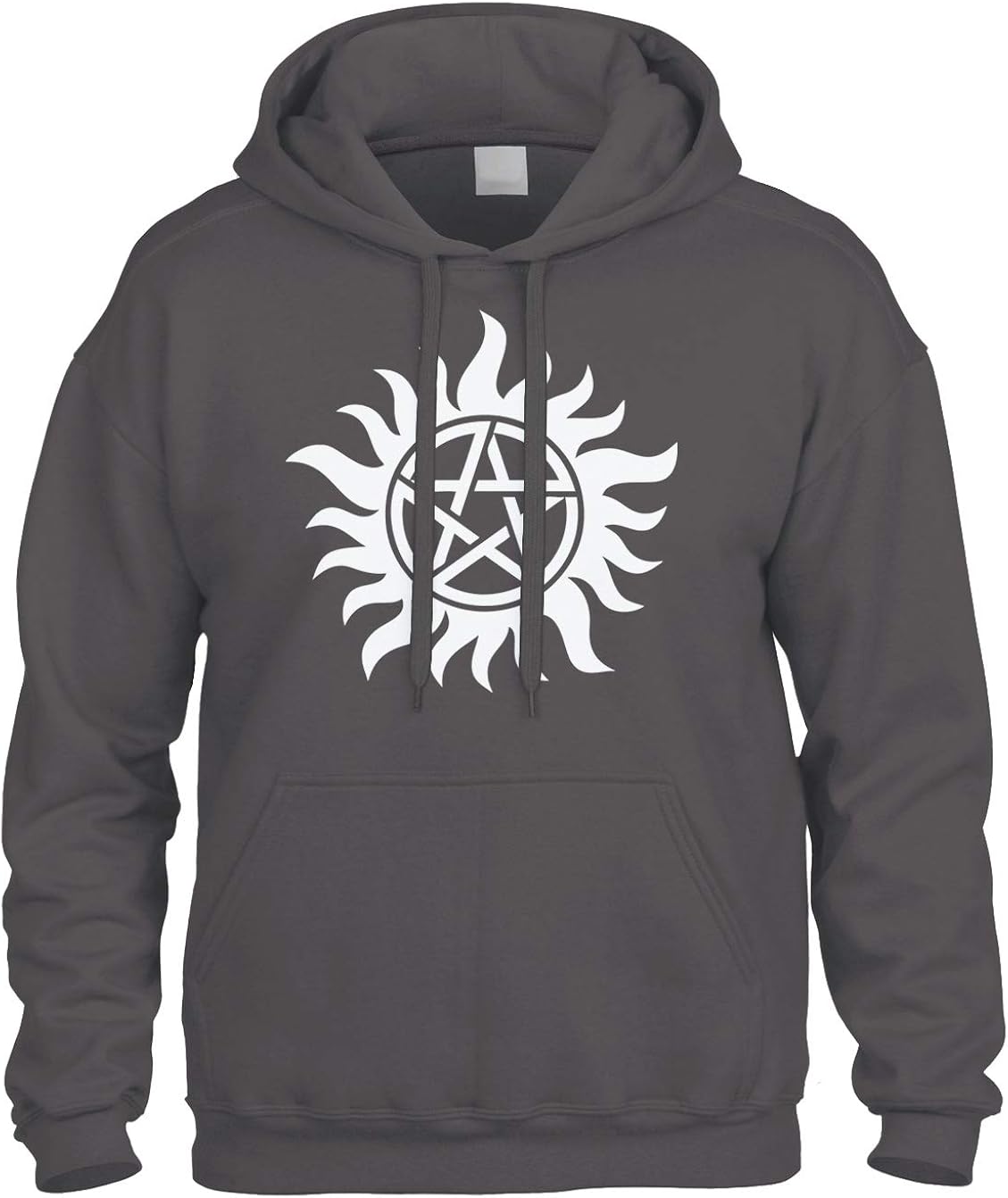 Cybertela Anti Possession Symbol Sweatshirt Hoodie Hoody X-Large Charcoal