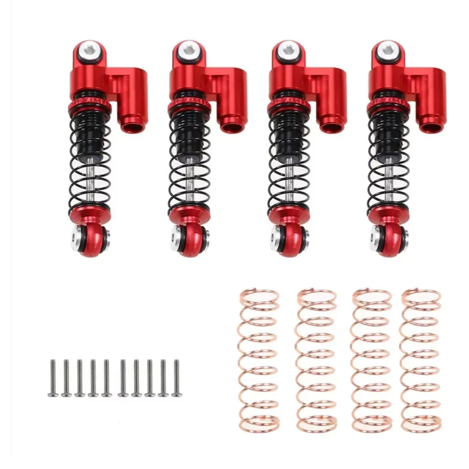 pour Axial pour SCX24 90081 1/24 32 Mm Aluminium Fileté pour Mini Amortisseur RC Crawler Véhicule Accessoires Mise À Niveau Amortisseurs Suspension RC