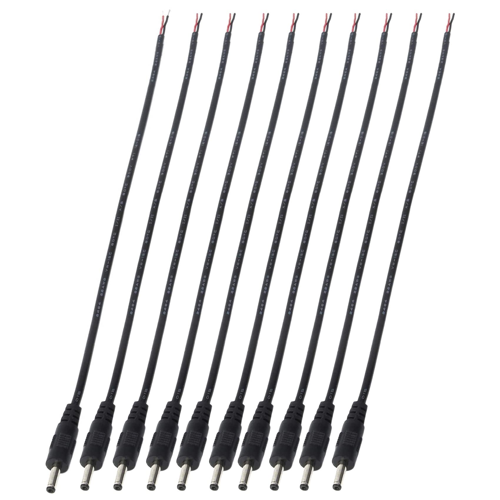 DEX connecteur de prise 20pcs 3 5 Mm X 1 35 Mm DC Mle Adaptateur Secteur Connecteur Jack QCS