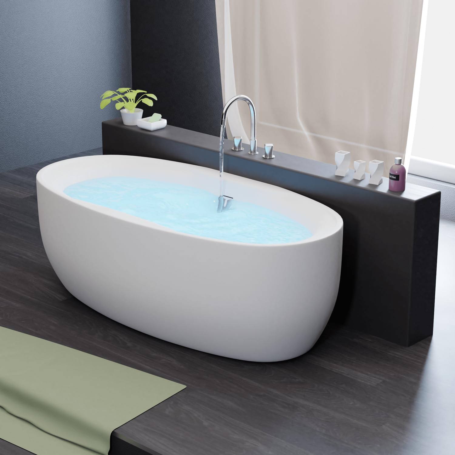 Tronitechnik® Freistehende Badewanne DOKOS