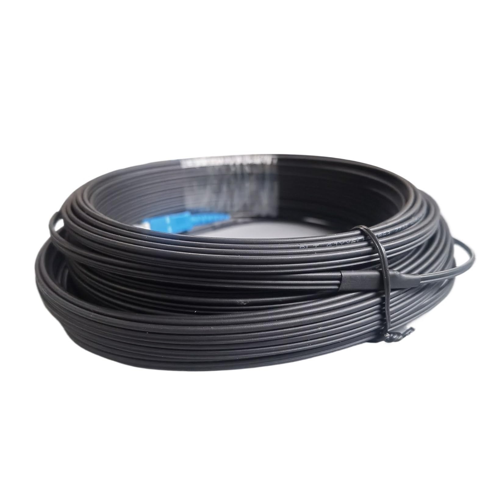 Câble à fibre optique extérieur SC/UPC-SC/UPC 60M 80M 100M 150M 200M FTTH, câble de raccordement monomode(80M With Adapter)