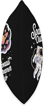 Space Out Astronaut Daydreamer Funny Sci-Fi Science Planets Throw Pillow