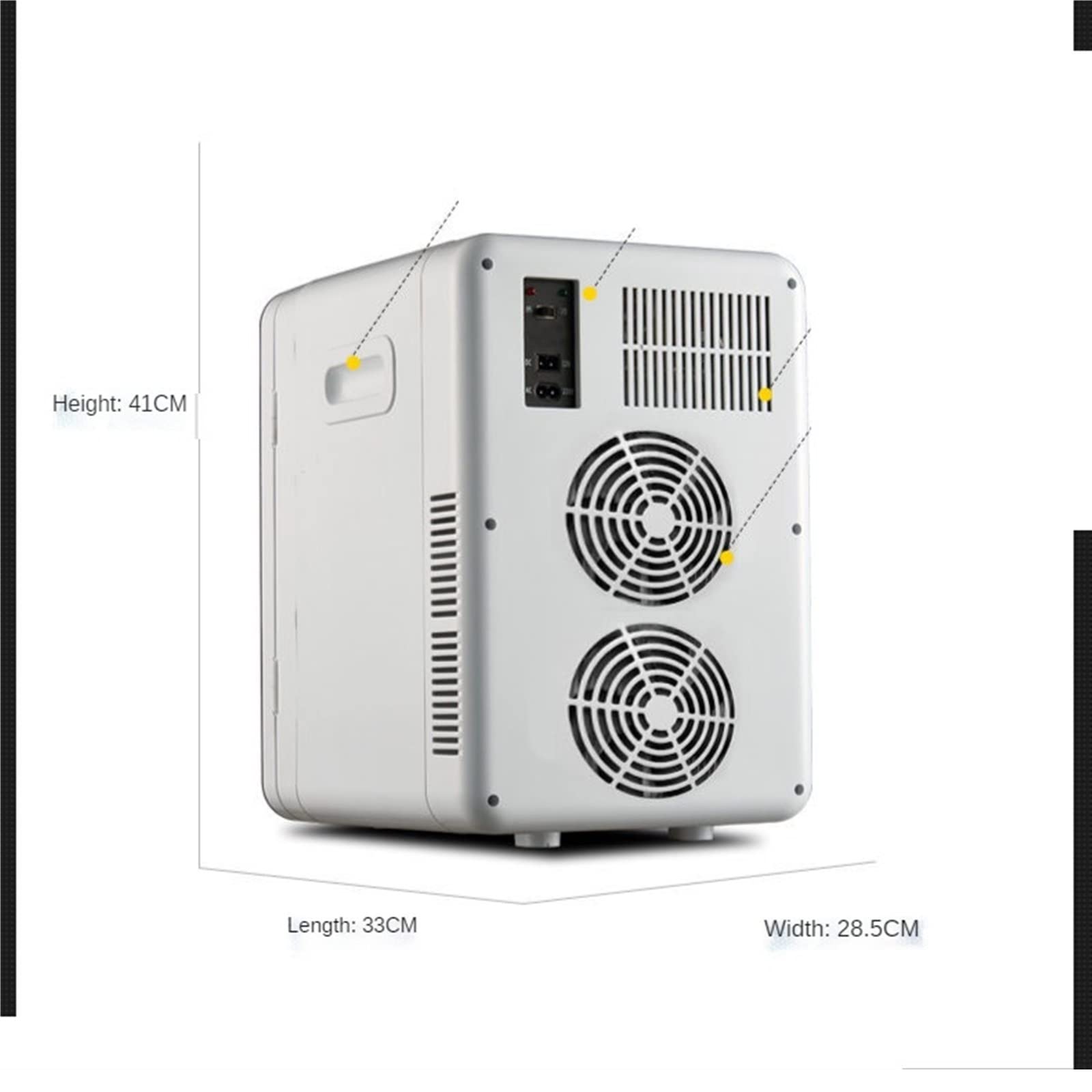 Mini Frigorifero Frigorifero a tre strati Mini frigorifero piccolo Refrigerazione Casa Dormitorio Multiuso