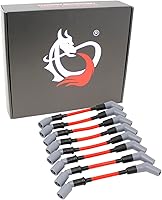 Vista 1 de DRAGON FIRE PERFORMANCE - Juego de cables de bujías Ultra Low de 0.394 in, 40 ohmios per ft. Serie Pro para Chevrolet GM GMC Chevy LS LSX LS1 LS2